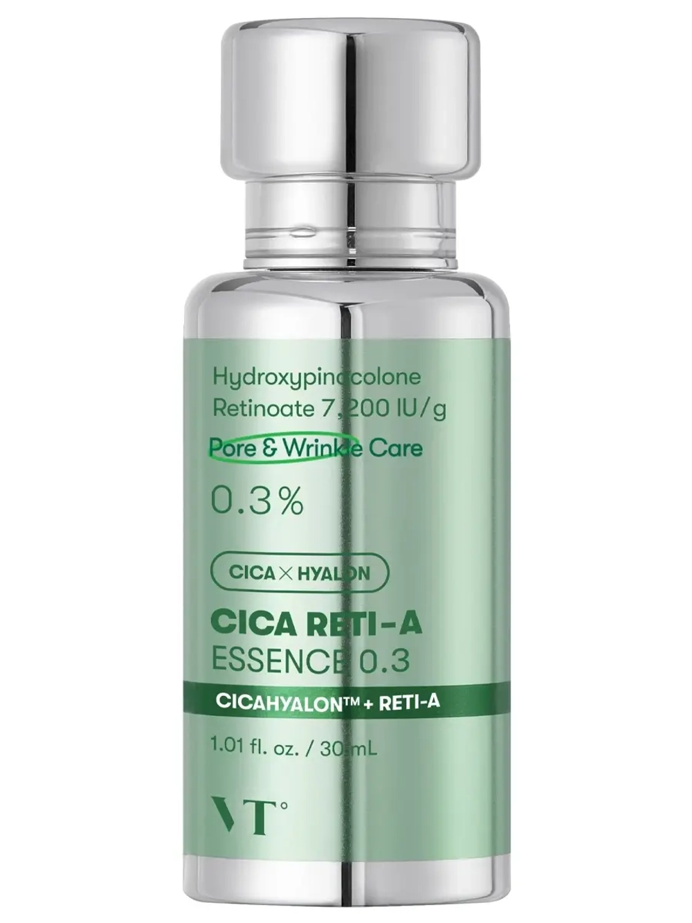 VT Cosmetics Бустер-эссенция с 0.3% ретинола и центеллой Cica Reti-A Essence 0.3 30 мл