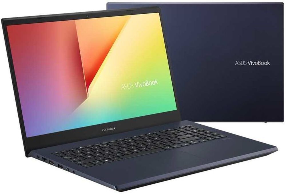 Ноутбук ASUS Vivobook 15 X571LI-BQ373T Intel I7-10870H/16G/1T(HDD)+256G SSD/15.6&amp;quot; FHD (1920x1080) IPS/GTX 1650Ti 4G/Win10 Черный, 90NB0QI1-M06900