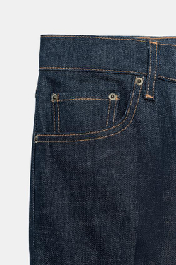 ZARA ДЖИНСЫ BOOTCUT СО СРЕДНЕЙ ПОСАДКОЙ — ZW COLLECTION, ВЫЦВЕТШИЙ СИНИЙ