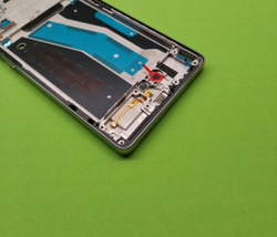 Infinix Note 40 4G (X6853) рамка дисплея + Проклейка дисплея + шлейф кнопок + фиксатор кнопок (ORIG-SP)