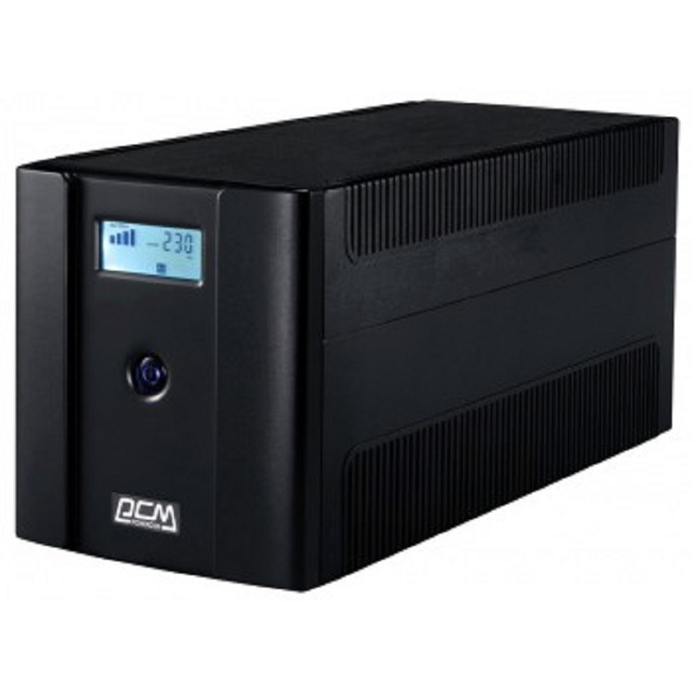 Источник бесперебойного питания PowerCom Raptor RPT-1500AP LCD ИБП (Line-Interactive, 1500VA/900W, Tower, 4xEURO, LCD, USB) (1107535)