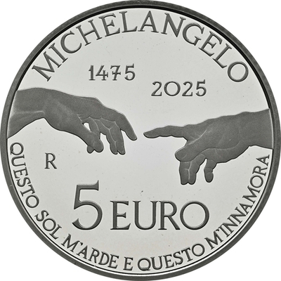 ИТАЛИЯ, 2025, 5 ЕВРО [СЕРЕБРО]