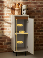 Кухонный модуль напольный Виго, 40х45х83 с дубовой панелью, Dipriz