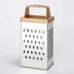 Терка универсальная 4-грани с пластмассовой ручкой 8,5х6,2х18,2см К01.000.09