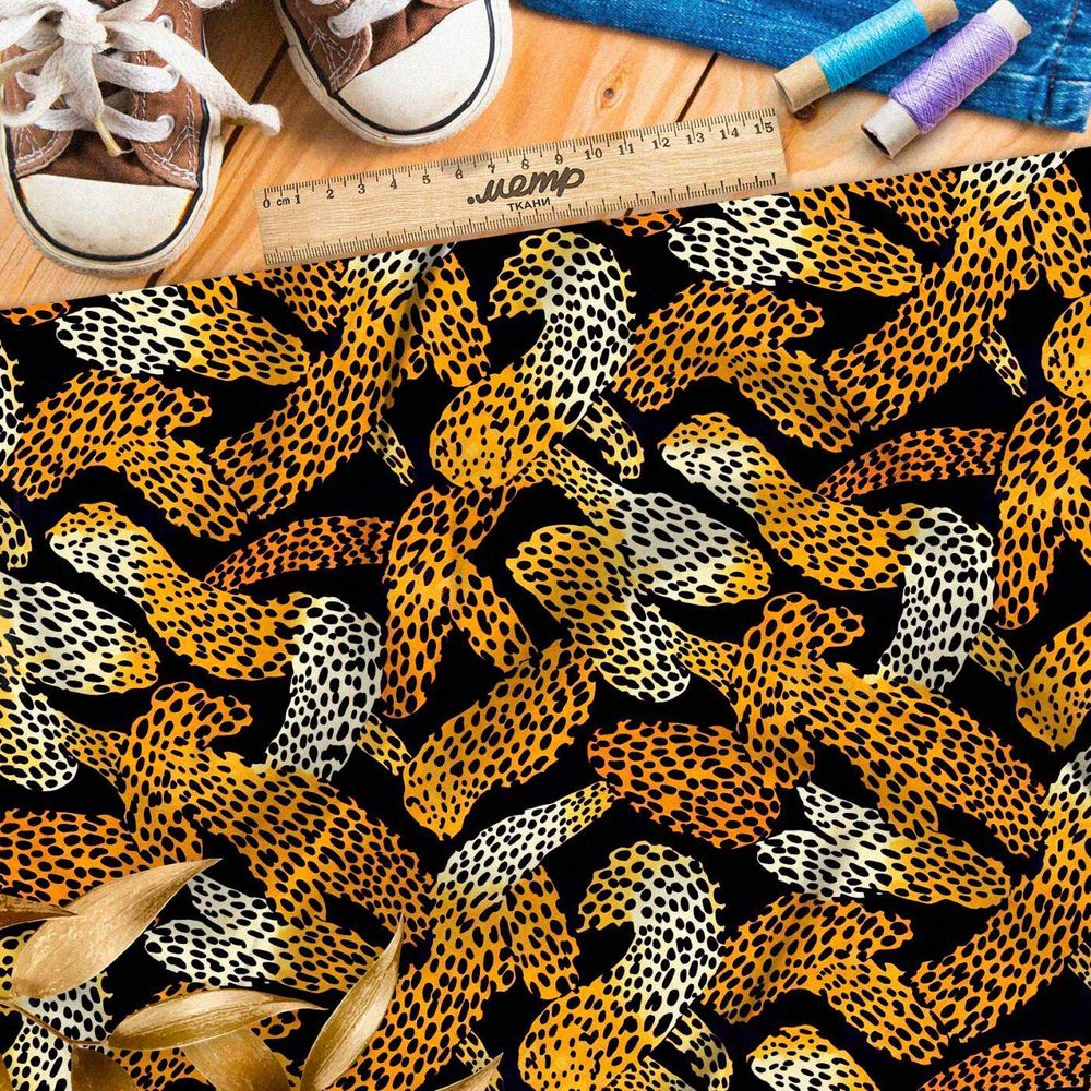 Ткань Ниагара Софт африканская фантазия