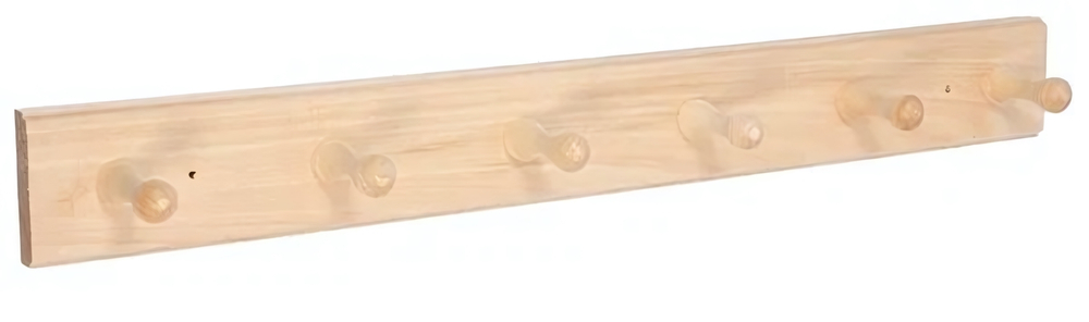 Вешалка 6-ти рожковая, липа «Банные штучки»