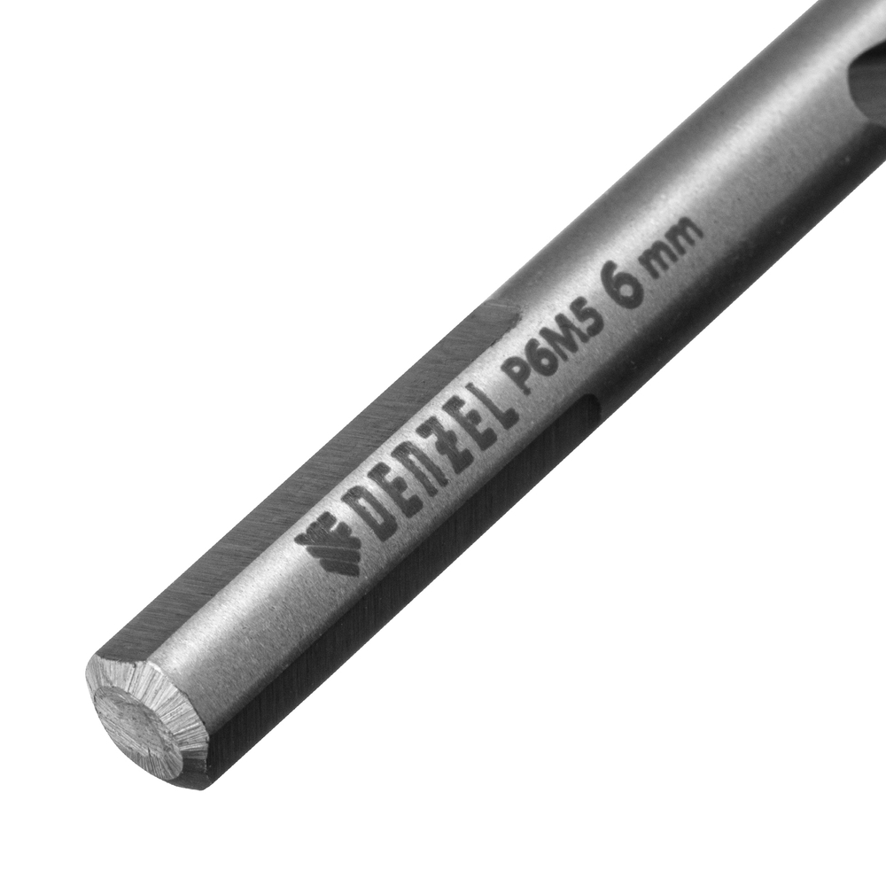 Сверло спиральное по металлу 6 x 93 мм, Р6М5, Golden Tip Denzel
