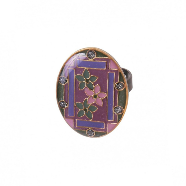 Кольцо Clara Bijoux Незабудки K75807-7 V