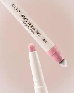 CLIO SOFT BLENDING SHADOW STICK - Мягкие тени-стик с кисточкой