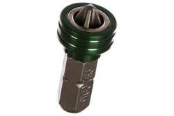 Бита "ЕХPERT", с магнитным держателем-ограничителем, тип хвостовика C 1/4", PH2, 25 мм, 1 шт. в блистере Kraftool 26128-2-25-1