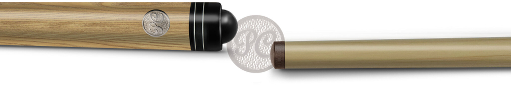 11-10-ПУЛ Кий Классик 7 запилов 1 РС, ясень/черн.граб(РС)