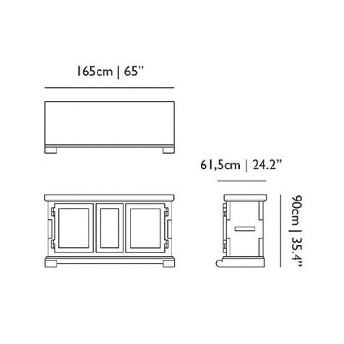 Тумба Moooi Paper Buffet white