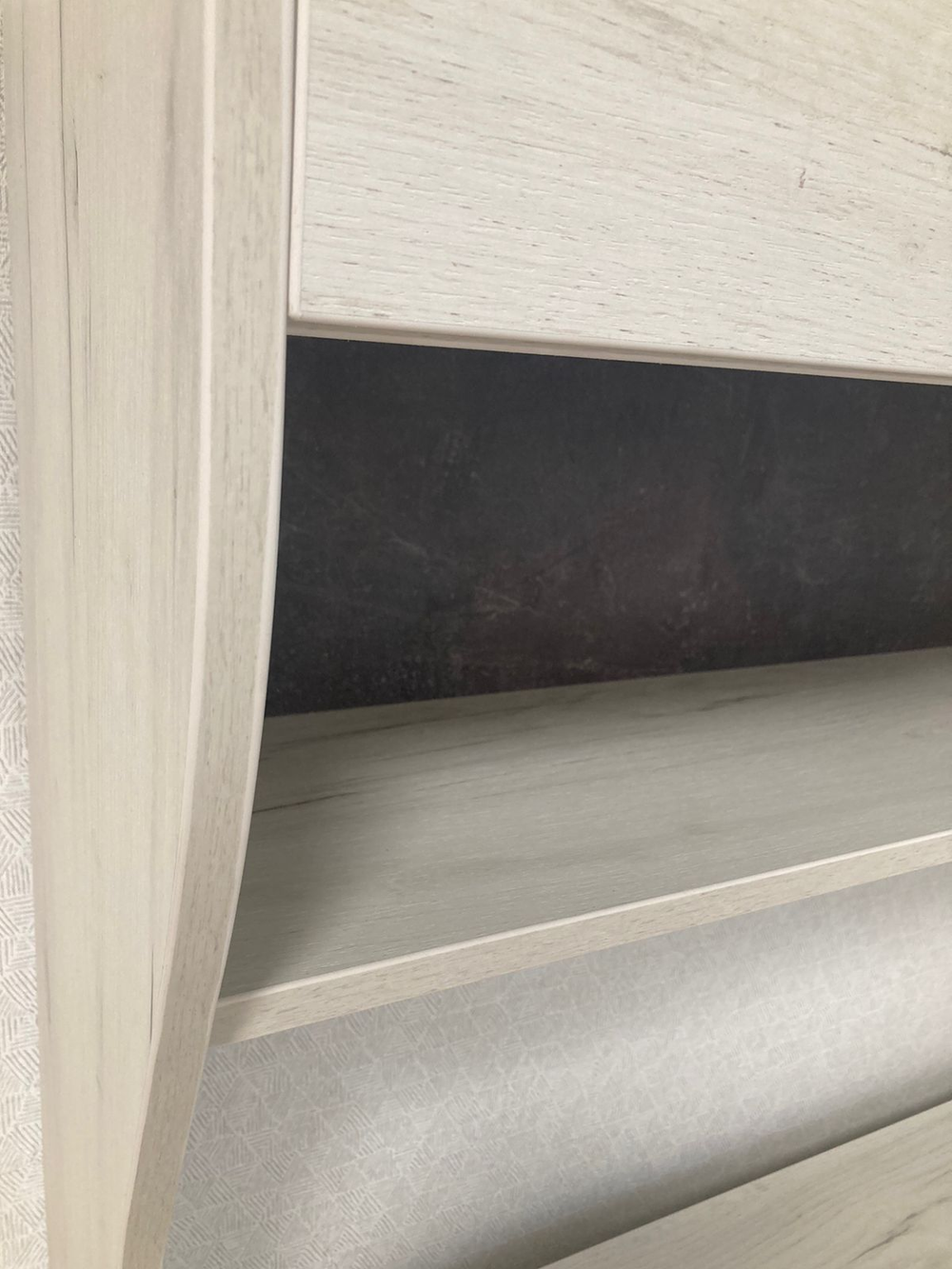 Надставка к столу Прага дуб белый крафт/ателье темное