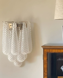 Элегантное настенное бра из венецианского стекла в двух расцветках