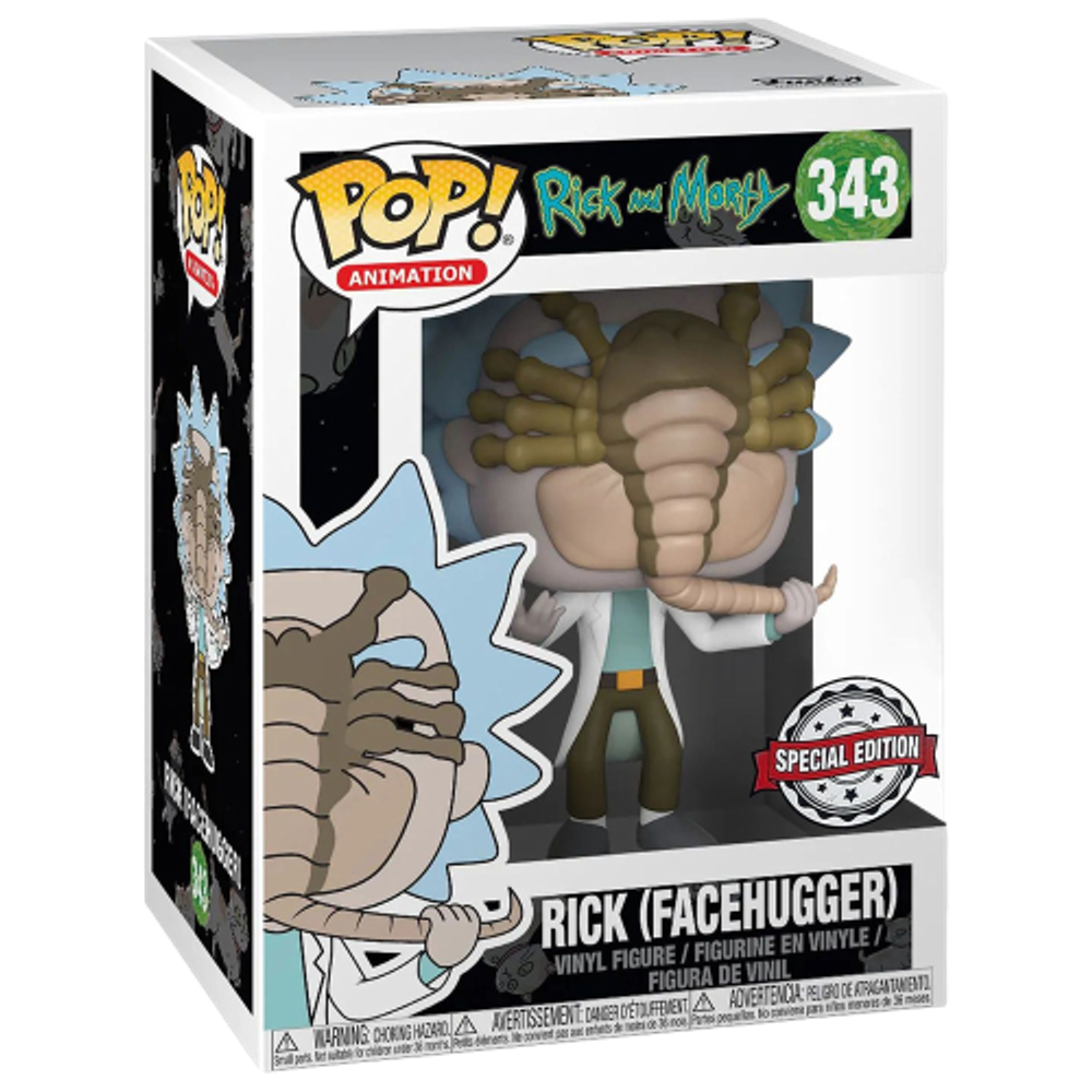 Фигурка Funko POP! Animation Rick & Morty Rick (Facehugger) (Exc)