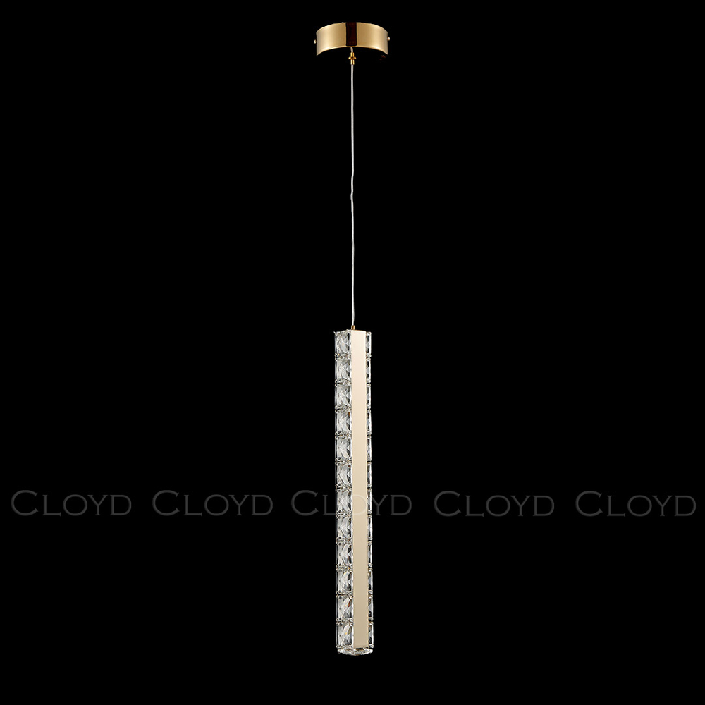 Подвесной светильник Cloyd ELATA P1 / выс. 55 см - золото (арт.11560)