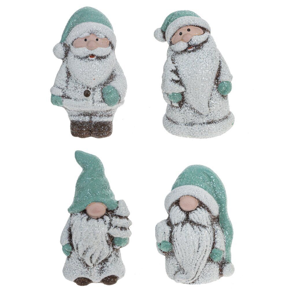 GAEM Фигурка декоративная "Снеговик" / "Дед Мороз" (блок 24шт), L4 W3 H7 см, 4в.