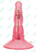 Розовая анальная вибровтулка VIBRO PLAY