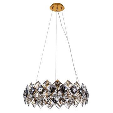 Подвесная люстра 8*E14 7204/17 LM-8 латунь Rosalinda Divinare