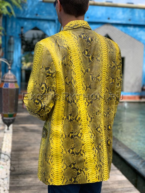 Пиджак из кожи питона JT-82