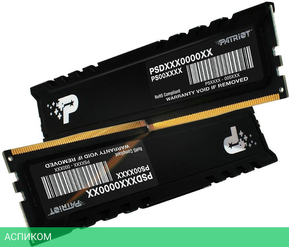 Оперативная память Patriot Signature Premium 2x16GB DDR5 RTL (PSP532G5600KH1)