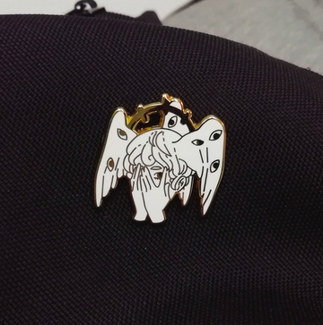 Металлический пин "Devilman" - Ангел