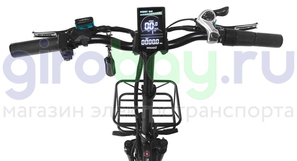 Электровелосипед Minako F10 Pro 2025 года (48V/20Ah) - Синий обод Электровелосипед Minako F10 Pro 2025 года (48V/20Ah) - Синий обод фото №10