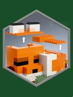 Лего Майнкрафт Лисья хижина 21178