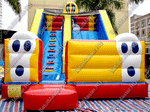 Детский надувной батут-горка "Зайка" 7*5*5 м