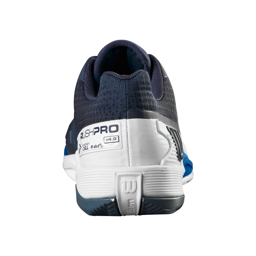 Мужские теннисные кроссовки Wilson Rush Pro 4.0 Clay Court Shoe Men - Dark Blue, White