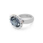 Кольцо Qudo TIVOLA UNICA big (S/P) Crystal silver night 60 687532