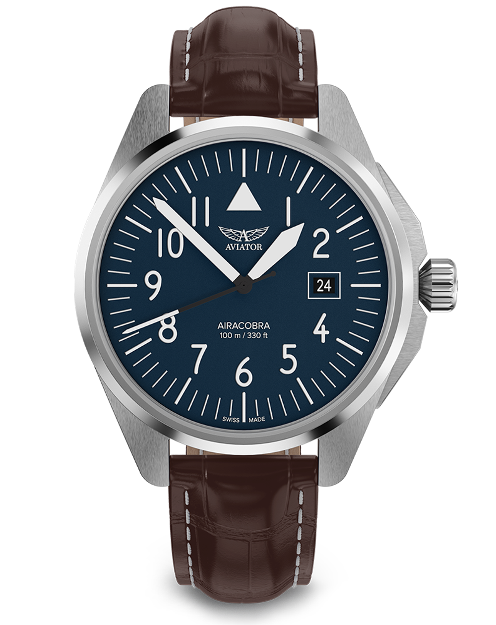 Чаcы кварцевые AVIATOR AIRACOBRA TYPE A V.1.38.0.317.4 мужские
