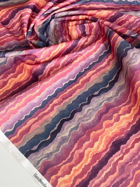 ФИОЛЕТОВЫЕ ПОЛОСКИ - 100% хлопок 4