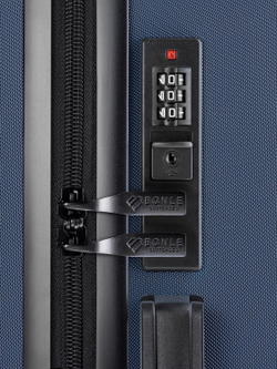 Чемодан Bonle размер S Темно-синий