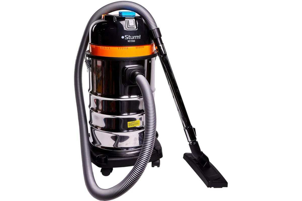 ПЫЛЕСОС ПРОМЫШЛЕННЫЙ STURM! 1600ВТ ОБЪЁМ 30Л VC7203