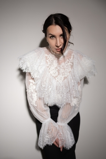 Блуза "Белый лебедь"