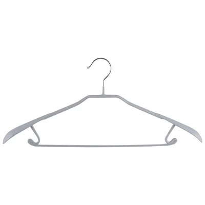 Вешалка металлическая с ПВХ покрытием, с перекладиной и крючками