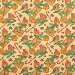 Бумага упаковочная НГ Christmas Kraft 70*100см, ассорти 1шт