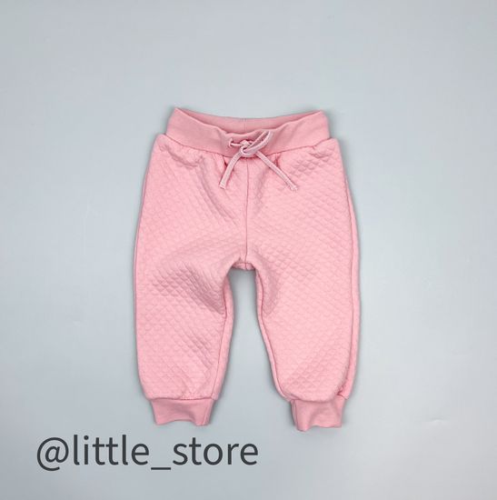 Брюки из капитония "Ежики" розовый жемчуг