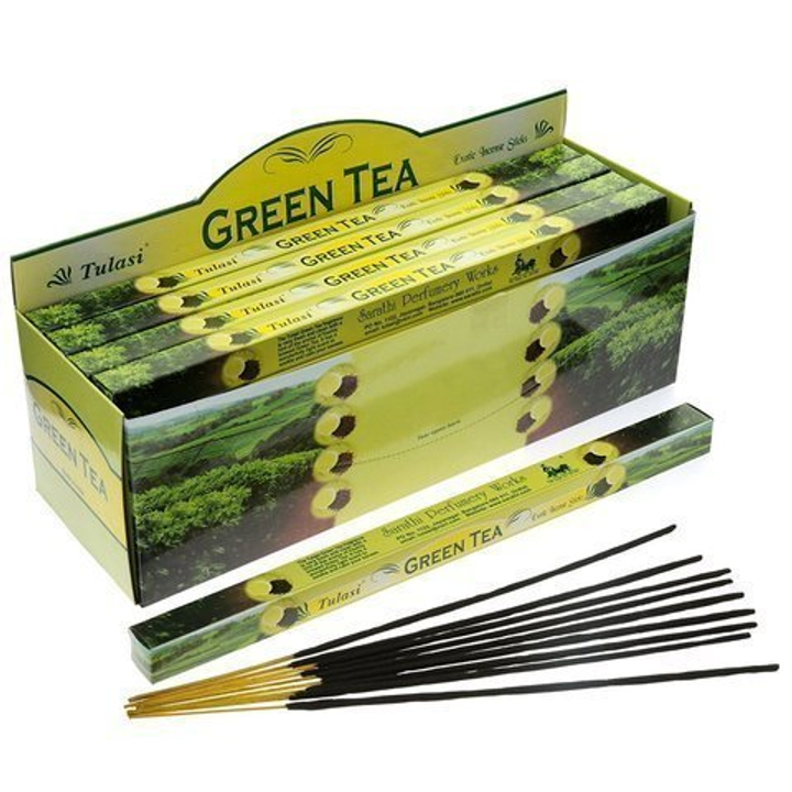 Tulasi Green tea треугольник Зеленый чай