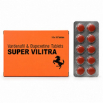 Препарат для усиления эрекции и продления полового акта Super Vilitra 80 mg (10 шт.)