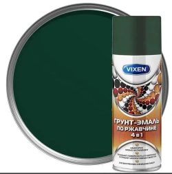 Грунт-эмаль 4в1 по ржавчине RAL 6005 зеленый мох 520мл