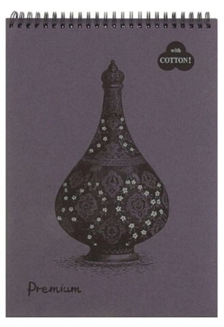 Блокнот "Premium Ground"(серый жемчуг) 30л 140*198 на пружине