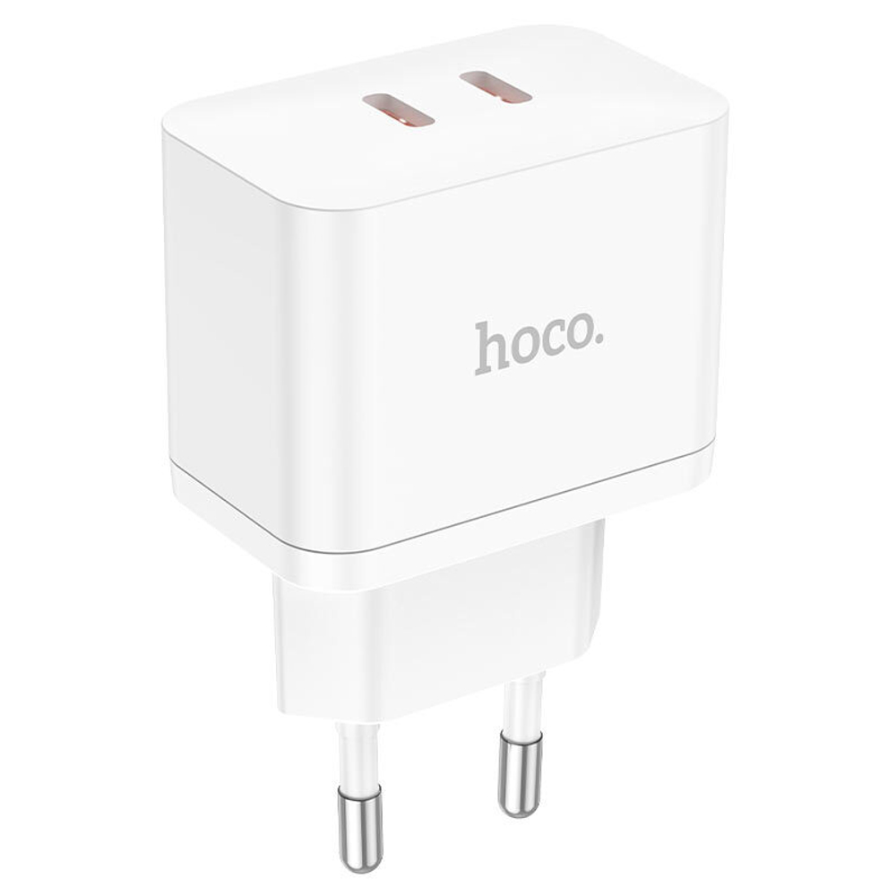 Сетевой адаптер питания HOCO N29 35W PD 2 Type-C (белый)