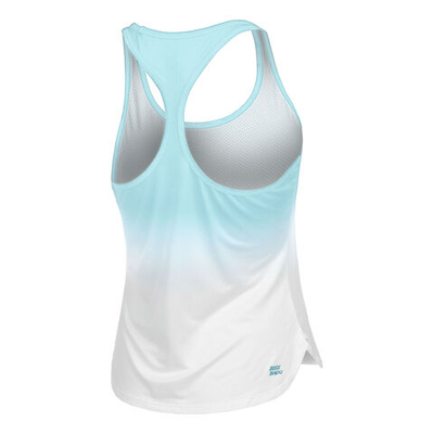 Женская теннисная майка BIDI BADU Crew Gradiant Tank Top Women - Turquoise, White