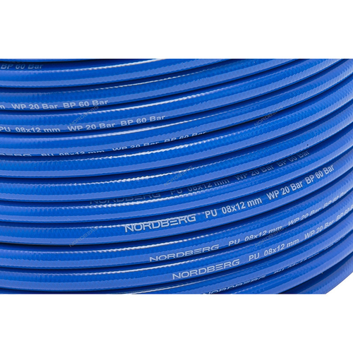 NORDBERG (H0812PU) Полиуретановый шланг на катушке 8x12 мм, 1 м
