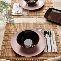 IKEA FÄRGKLAR  (ИКЕА ФÄРГКЛАР)  -  Миска, глянцевый коричневый, 16 см