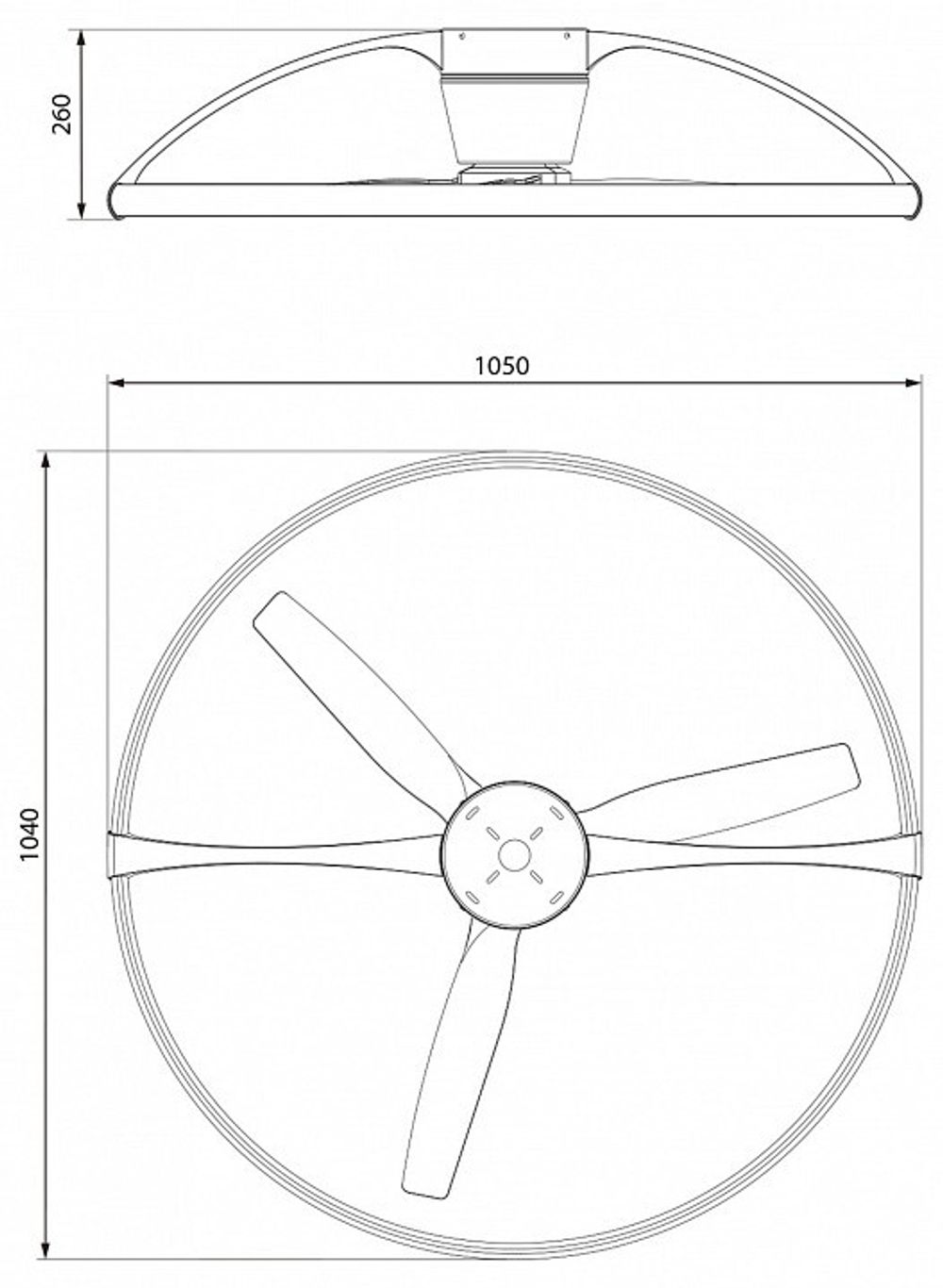 Светильник с вентилятором Mantra (люстры-вентиляторы) Nepal 7533