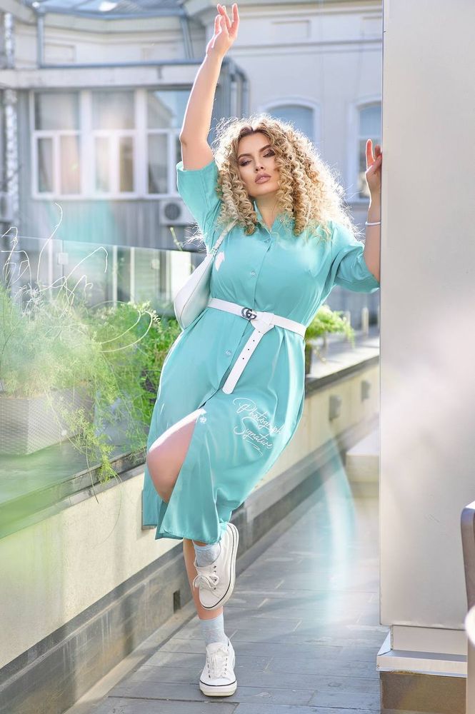 Платье-рубашка УК-6087-5 Fabrika