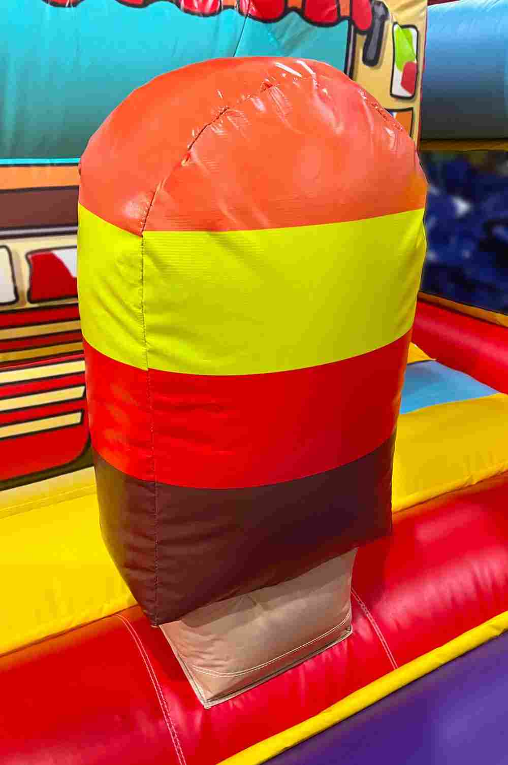 Коммерческий надувной батут «Мороженое 3», 5*5*3,5 м